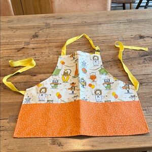 Animal themed kids apron unisex